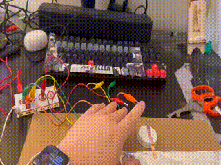 The body can trigger makeymakey